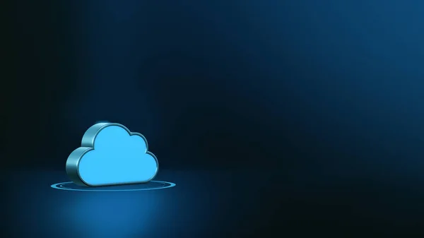 Έννοια Του Cloud Computing Αντίγραφο Χώρου Καθιστούν — Φωτογραφία Αρχείου