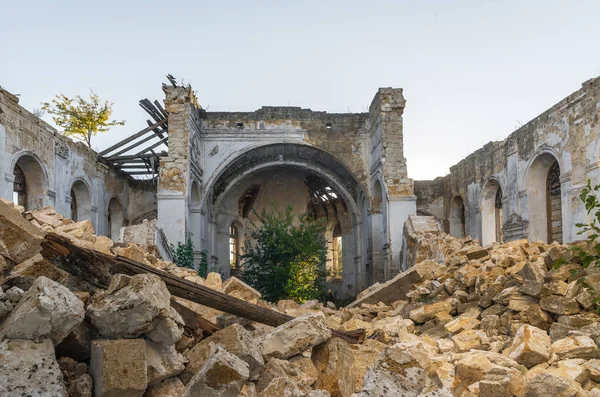 Abandoned Catholic Church Nativity Blessed Virgin Mary Village Kamenka Odessa — Stock Photo, Image