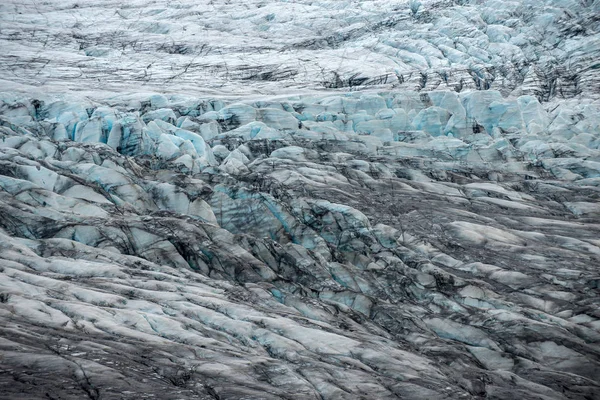 Παγετώνας Svinafellsjokull Μέρος Του Παγετώνα Vatnajokull Εθνικό Πάρκο Skaftafel Στην — Φωτογραφία Αρχείου