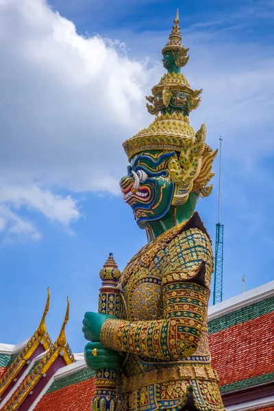 Statua Yaksha Nel Complesso Grand Palace Bangkok Thailandia — Foto Stock