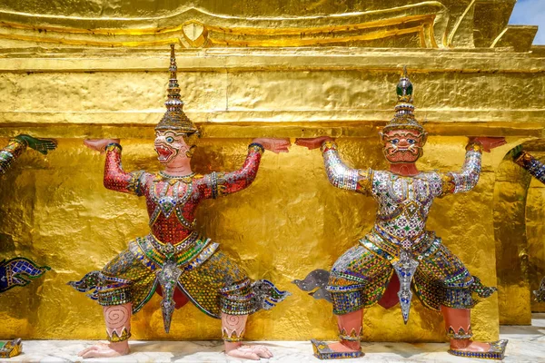 Statua Yaksha Nel Complesso Grand Palace Bangkok Thailandia — Foto Stock