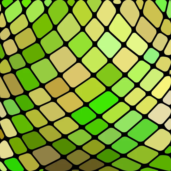 Abstrato Fundo Mosaico Vidro Manchado Verde Amarelo — Fotografia de Stock