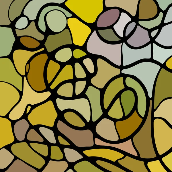 Astratto Sfondo Mosaico Vetro Colorato Marrone Grigio — Foto Stock