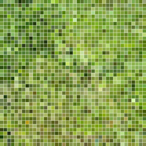 Abstract Square Pixel Mosaic Background Green — 스톡 사진