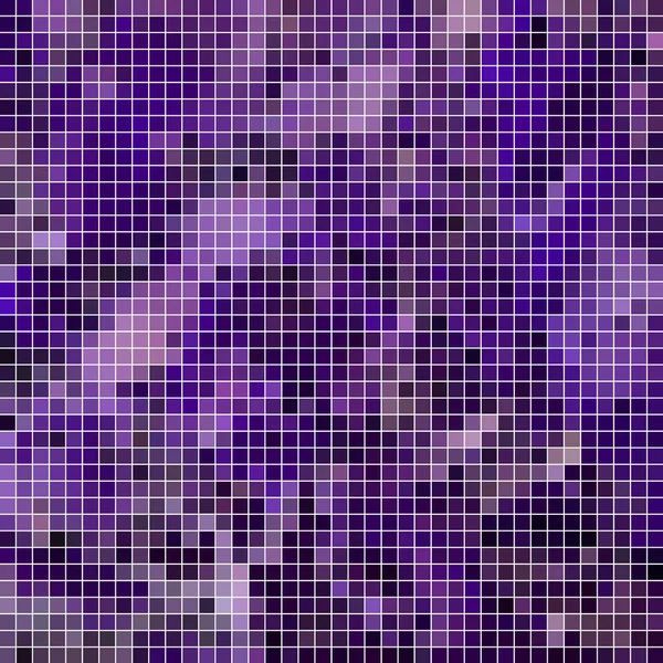 Abstracte Vierkante Pixel Mozaïek Achtergrond Violet — Stockfoto