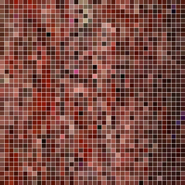 Abstract Square Pixel Mosaic Background Red — ストック写真