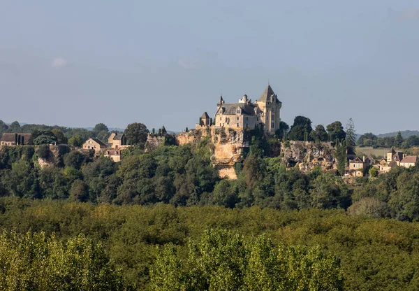 Chateau Montfort Valle Del Dordoña Francia — Foto de Stock