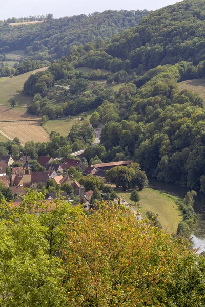 Baechlingen Langenburg Hohenlohe Güney Almanya Bir Alanda Geç Yaz Zaman — Stok fotoğraf