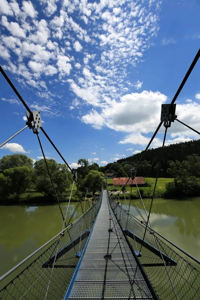 Vista Ponte Sobre Rio — Fotografia de Stock