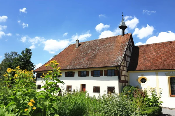 Leprosenhaus Bad Wurzach Egy Város Bajorországban Németországban Sok Történelmi Látnivalók — Stock Fotó