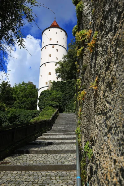 Biberach Miasto Niemczech Wieloma Historycznymi Atrakcjami — Zdjęcie stockowe