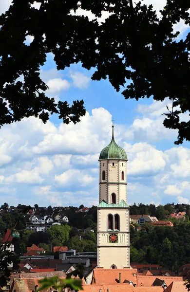 Stadt Biberach Deutschland Mit Vielen Historischen Sehenswürdigkeiten — Stockfoto