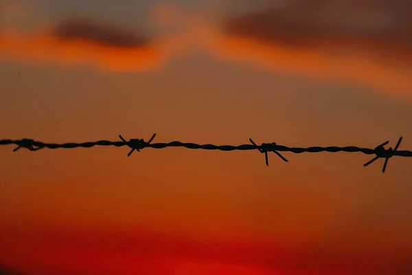 Zonsondergang Het Landschap Bilbao Spanje — Stockfoto