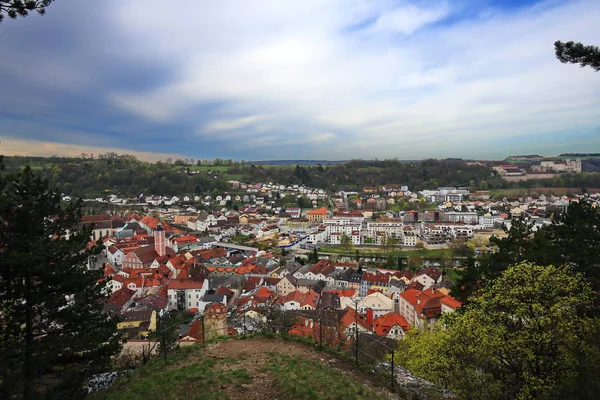 Eichsttt Una Ciudad Del Estado Federal Baviera Alemania Con Muchos — Foto de Stock