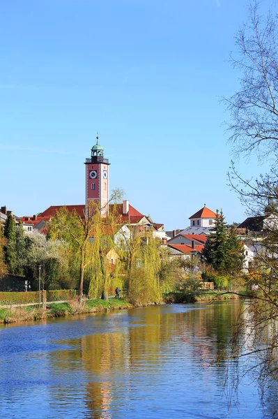 Eichsttt Місто Федеральній Землі Баварія Німеччина Багатьма Історичними Пам Ятками — стокове фото