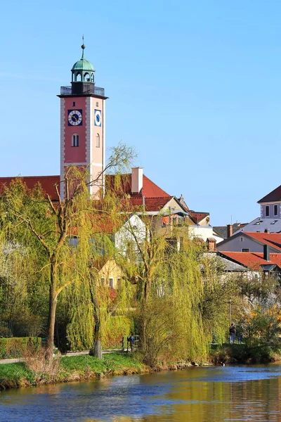 Eichsttt Una Ciudad Del Estado Federal Baviera Alemania Con Muchos — Foto de Stock