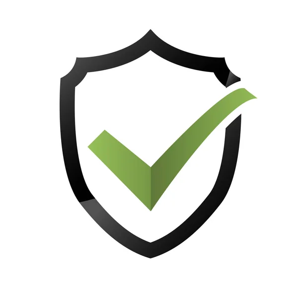 Έλεγχος Ασφαλείας Εικονίδιο Shield Logotype Προστατέψτε Sign Isolated White Background — Φωτογραφία Αρχείου