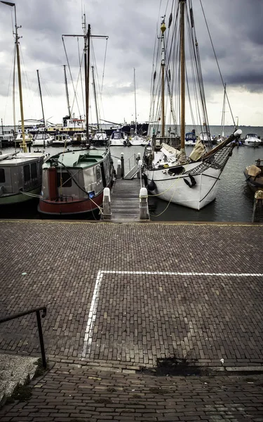 Лодки Голландии Детали Морского Транспорта Нидерланды — стоковое фото