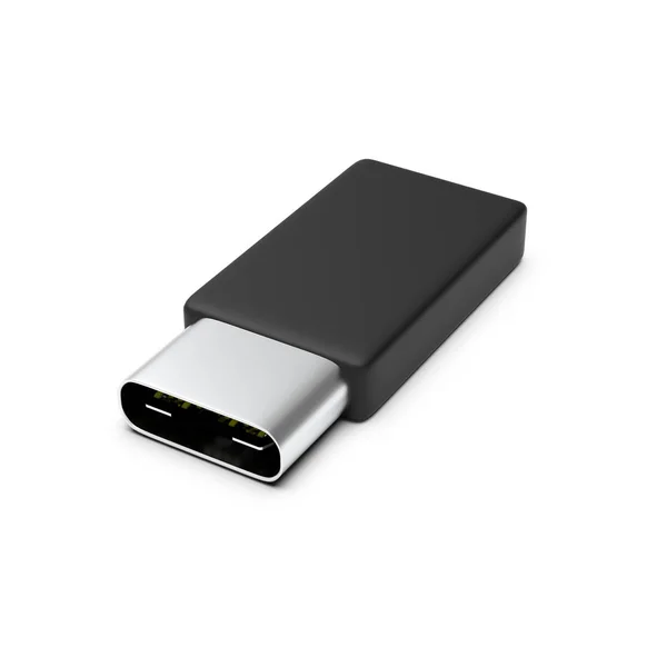 Ikonen Usb Isolerade Isolerade Vit Bakgrund — Stockfoto