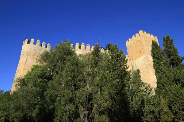 Santuari Sant Salvador Una Fortaleza Amurallada Sobre Ciudad Arta Mallorca — Foto de Stock