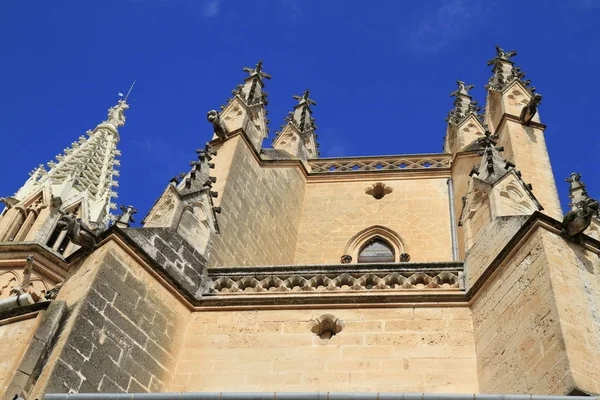 Церковь Пресвятой Богородицы Находится Центре Манакора Майорка Испания — стоковое фото