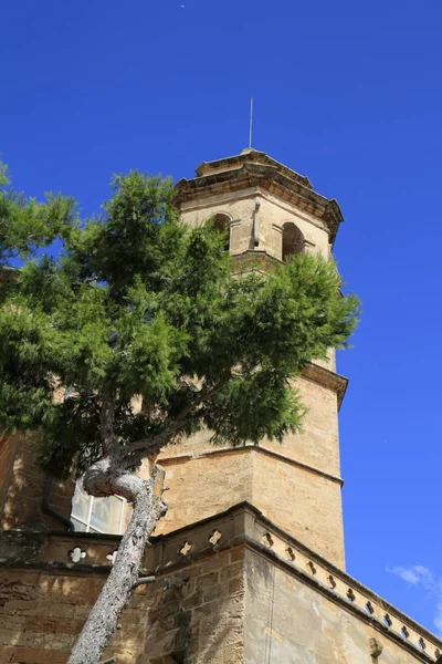 Chiesa Sant Pere Petra Maiorca Isole Baleari Spagna — Foto Stock