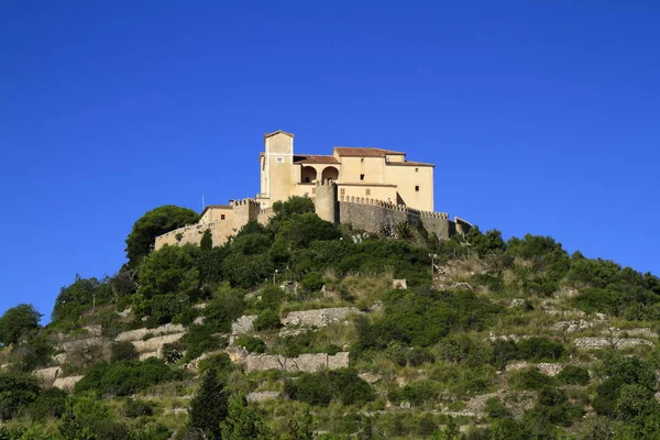 Santuari Sant Salvador Murad Fästning Ovanför Staden Arta Mallorca Spanien — Stockfoto