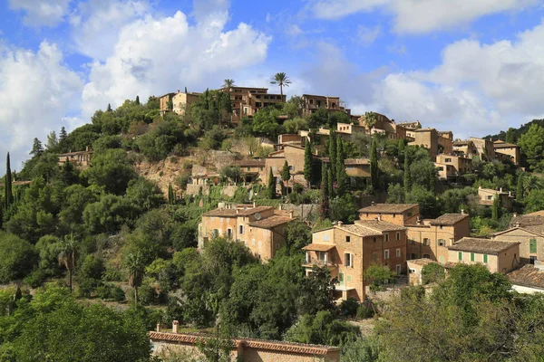 Panoramisch Uitzicht Middellandse Zee Dorp Van Deja Mallorca Spanje — Stockfoto