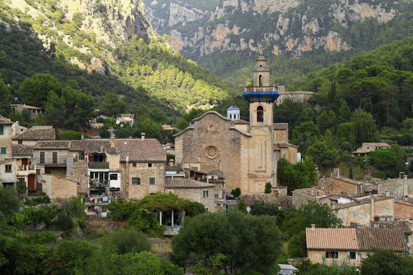 Kyrkan Sant Bartomeu Valldemossa Mallorca Balearerna Spanien — Stockfoto