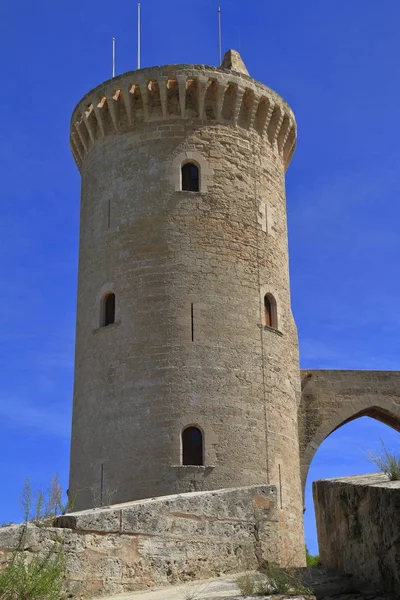 Castillo Medieval Bellver Palma Mallorca Palma Mallorca España — Foto de Stock
