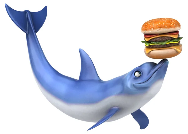 Kul Dolphin Illustration — Stockfoto