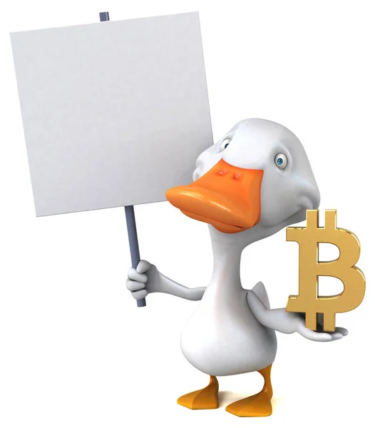 Fun Duck Illustration — Stockfoto