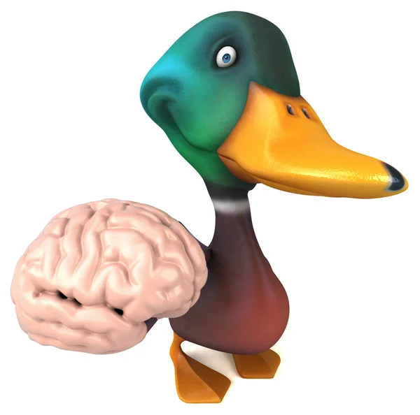 Fun Duck Illustration — Stock Photo, Image