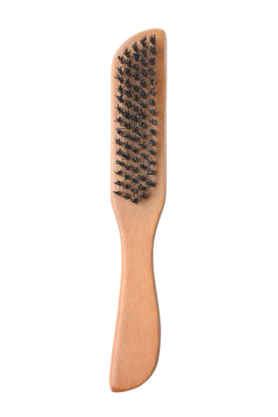 Hair Beauty Salon Equipment Comb Brush Natural Bristles Flat Lay — Stock Photo, Image