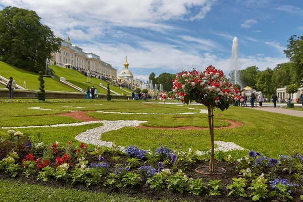 Petersburg Rusia Julio 2017 Vista Del Famoso Monumento Del Palacio — Foto de Stock