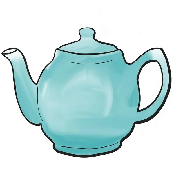 Çay Içmek Için Geleneksel Çaydanlık — Stok fotoğraf