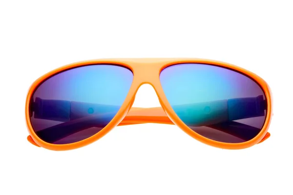 Sunglasses Isolated White Background Retro Design Protection Eyes Radiation Sun — Stock Photo, Image