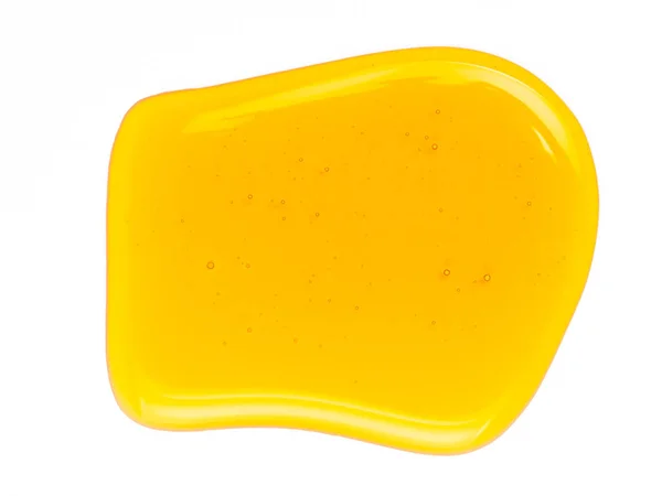 Honigtropfen Hintergrund Abstraktes Muster Aus Honigtropfen Isoliert Auf Weiß Mit — Stockfoto