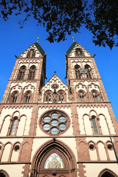 Herz Jesu Kirche Freiburg Uma Cidade Alemanha Com Muitas Atrações — Fotografia de Stock