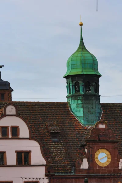 Freiburg Jest Miastem Niemczech Wieloma Historycznymi Atrakcjami — Zdjęcie stockowe