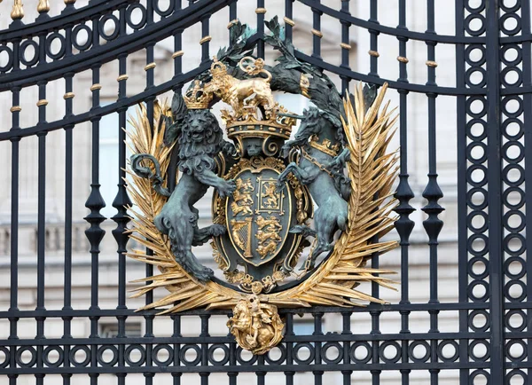 Londres Reino Unido Febrero 2019 Escudo Armas Cerca Del Palacio — Foto de Stock