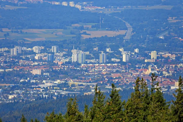 Schauinsland Freiburg Una Ciudad Alemania Con Muchas Atracciones Históricas — Foto de Stock