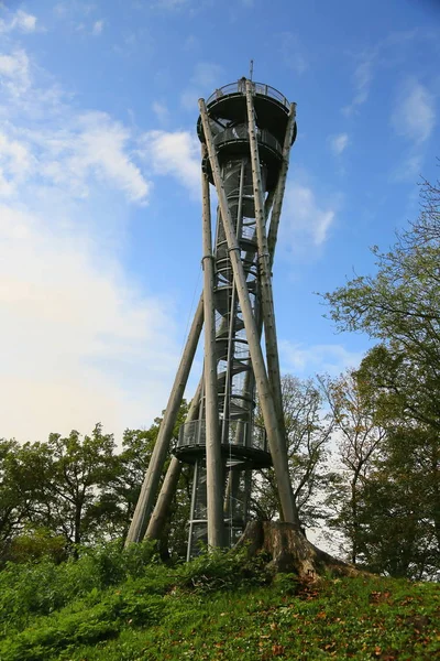 Schlossbergturm Freiburg Una Città Germania Con Molte Attrazioni Storiche — Foto Stock