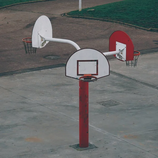 Basketball Auf Der Straße Bilbao Spanien — Stockfoto