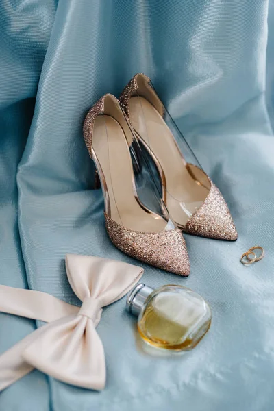 Wedding Shoes Bride Beautiful Fashion — Stock Photo, Image