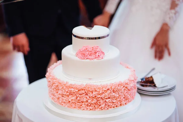 Wedding Cake Wedding Newlyweds — Stock Photo, Image