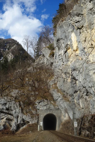 Túnel Hieflauer Áustria — Fotografia de Stock