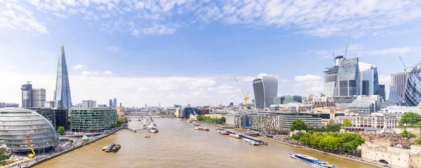 Londra Centro Città Skylines Edificio Con Tamigi Londra Regno Unito — Foto Stock
