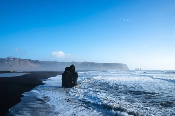 Reynisdrangar Reynisfjara Beach Vik Ισλανδία — Φωτογραφία Αρχείου