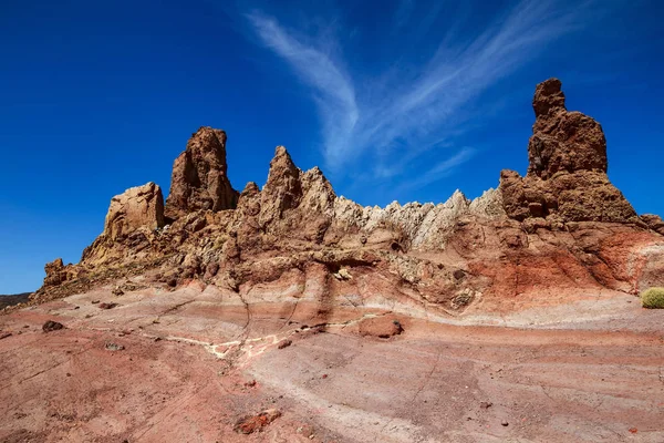 Del Nationalparken Las Canadas Vulkanen Teide Teneriffa Kanarieöarna Spanien — Stockfoto